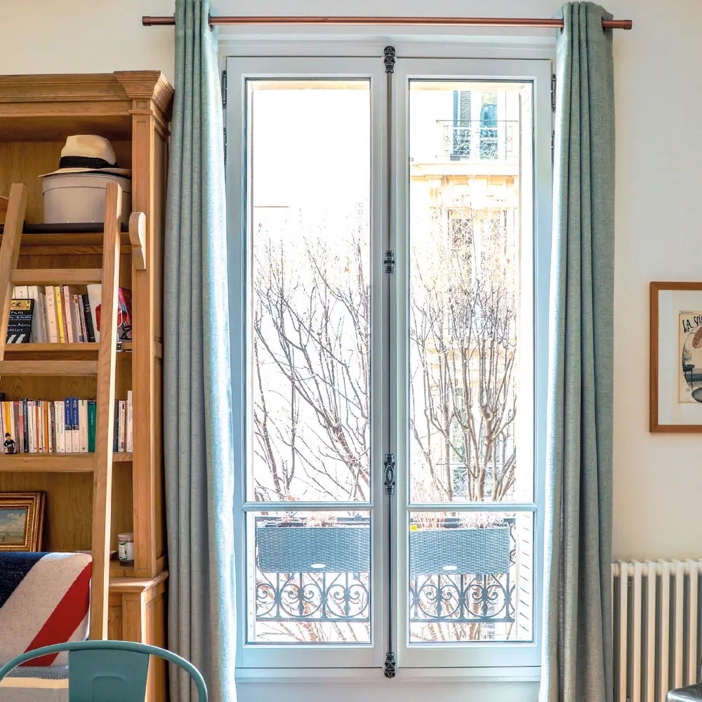 Fenêtre SyBaie Bois SYle Louvre​