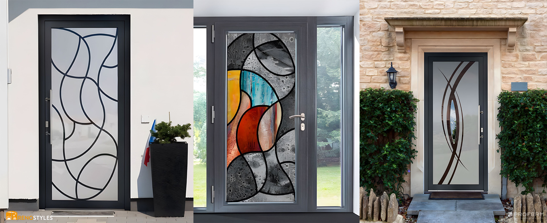 Porte d'entrée LUMIÈRE Proferm