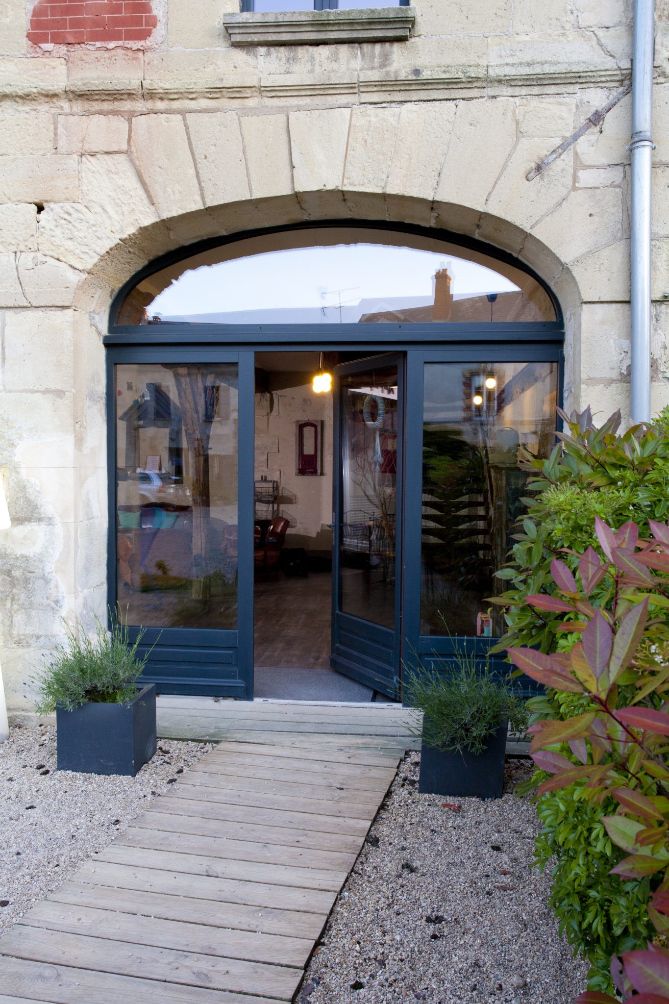 portes en bois contemporaines ATULAM